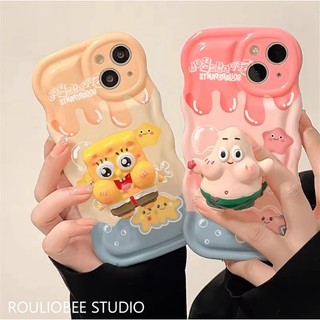 Ốp lưng Oppo A3 A5 A6X A6T A6 Pro A3x A60 A79 A18 A77s A57 A38 A58 A78 A17 A17k A16 A15 A15s A55 A54 A53 A52 A76 A74 A92 A95 A96 A16e A16k A12 A5s A7 A31 A9 A5 A33 2020 A83 A71 A3s A54s A1k A39 cartoon lovely SpongeBob Bracket Wave edge soft phone case