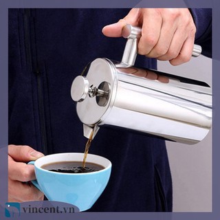 Ấm Pha Trà / Cà Phê Kiểu Pháp Bằng Thủy Tinh