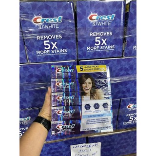 ( XẢ KHO HSD 1/2025 ) Kem đánh răng Crest 3D White Arctic Fresh 135ml MỸ