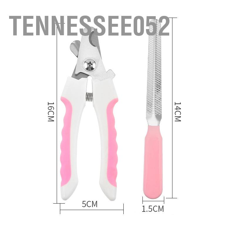 Tennessee052 Thú Cưng Kéo Cắt Móng Tay Thép Không Gỉ Chân Làm Đẹp Chải Lông Dụng Cụ Chó Bấm Với Dũa Cho Mèo