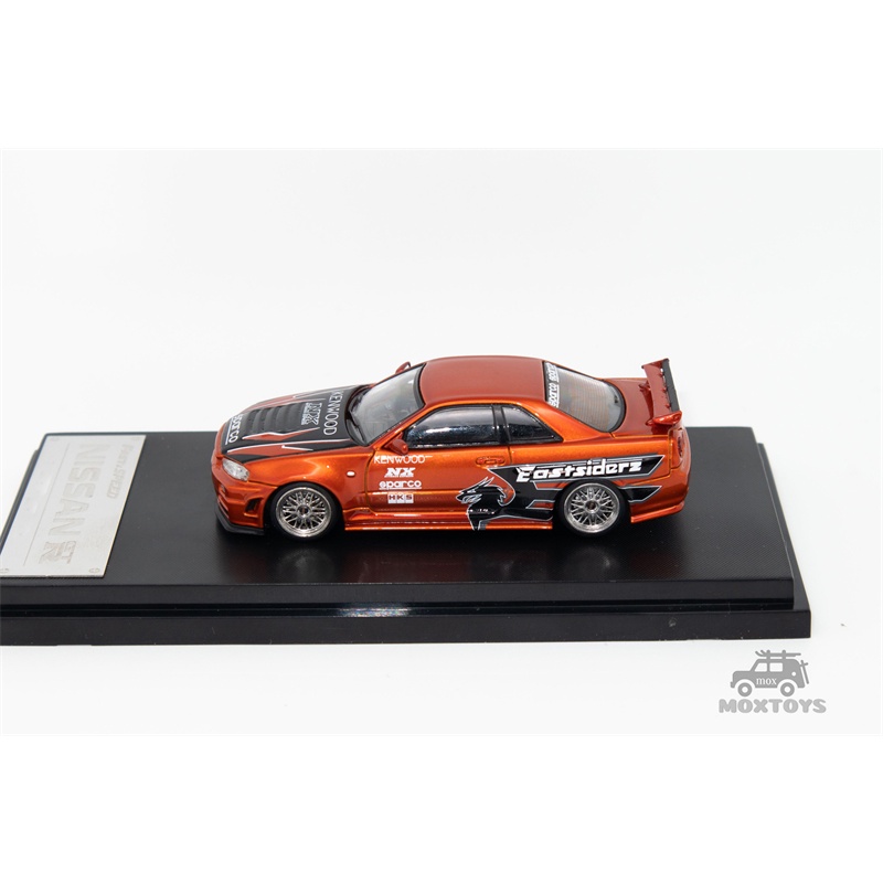 Mô Hình Xe Ô Tô Đồ Chơi skyline gt-r r34 z-Strike nfs Với Tỷ Lệ 1: 64