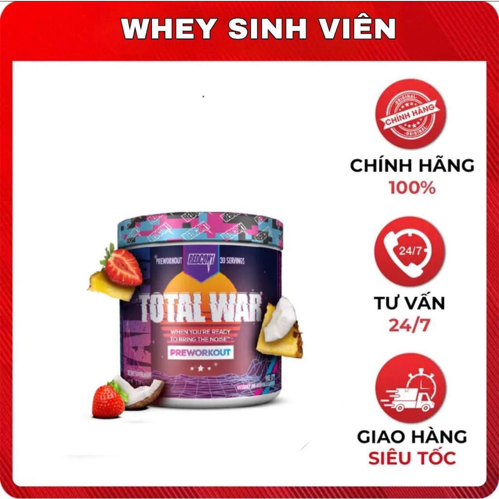 Total War 30 lần Pre Workout Tăng năng lượng, sức mạnh và sức bền
