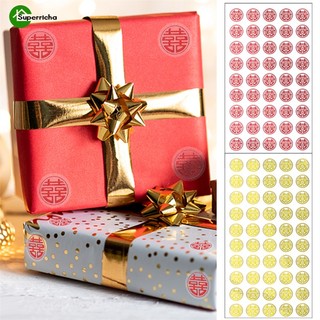 Set 50 nhãn dán chúc mừng năm mới / chúc mừng năm mới
