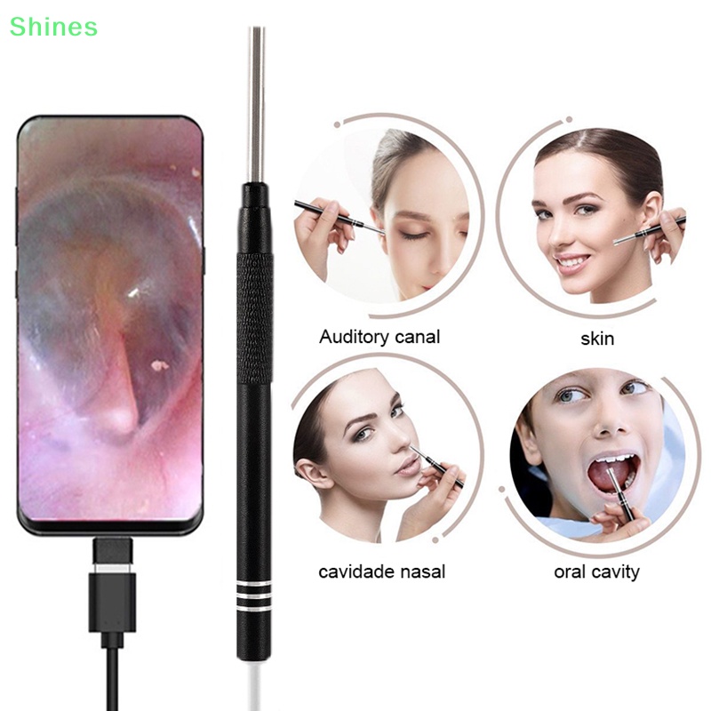 1 Bộ Dụng Cụ Lấy Ráy Tai Thông Minh 3.9mm Có camera Quan Sát