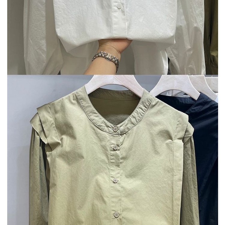 Áo Sơ Mi Tay Dài Cỡ Lớn Thời Trang Mùa Thu 2023 Cho Nữ 150kg