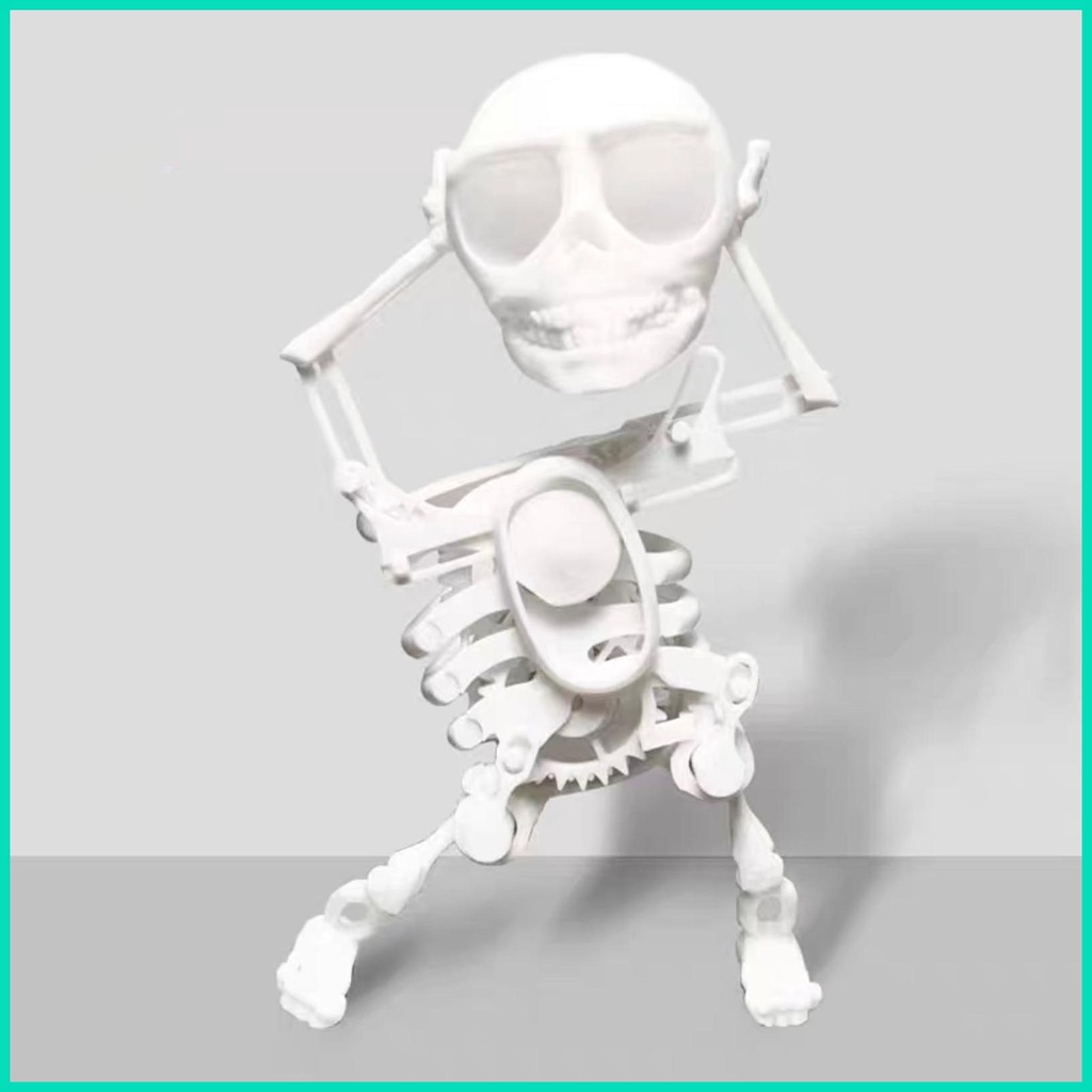 Mô Hình Bộ Xương Nhảy Múa 3d mini Để Bàn Trang Trí