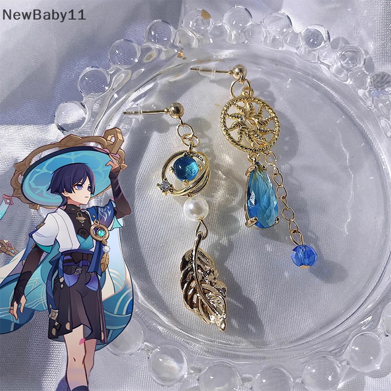 Newbaby Khuyên Tai Dáng Thả Không Đối Xứng Hóa Trang Konikuzushi scaramouche game genshin Wander vn
