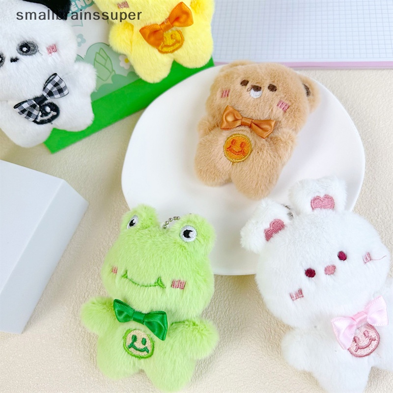 Smallbrainssuper Móc Chìa Khóa Hình Gấu / Thỏ Nhồi Bông Dễ Thương Sáng Tạo Cho Nữ sbs