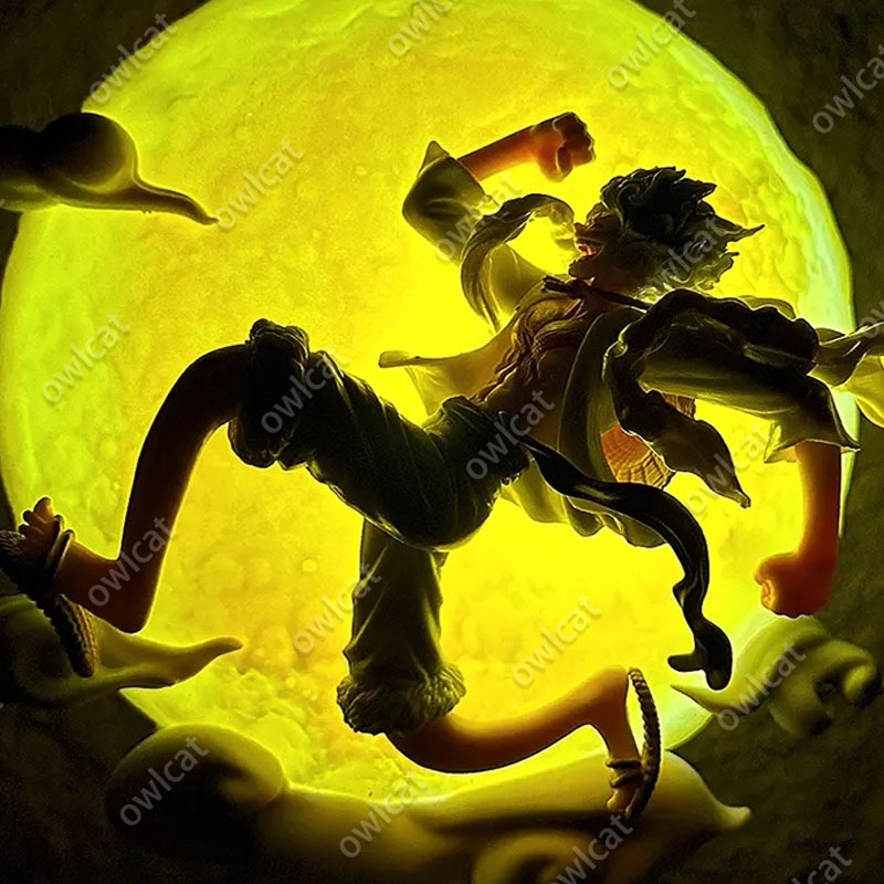 Mô Hình Nhân Vật One Piece Gear 5 Luffy  28cm Big Size Monkey D Luffy Wano Nika Fruit Awakening VS Kaidou Version Gear Fifth Wanokuni Anime ONEPIECE PVC Figure Packed in box Model