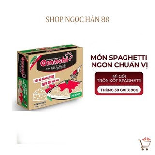  Thùng mì trộn Omachi xốt Spaghetti 30 gói x 91g 