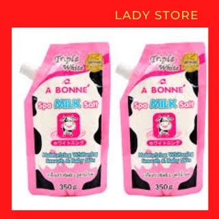 Muối tắm Abone tẩy tế bào chết trắng da sữa bò thái lan.