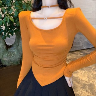 Áo Thun Tay Dài Thiết Kế Độc Đáo Thời Trang Mùa Thu Cho Phá