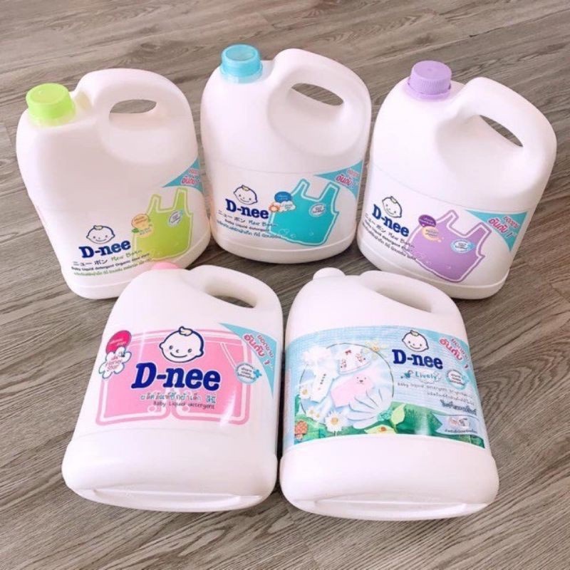 Nước giặt quần áo em bé Dnee 3000ml - Nước Giặt Xả Cho Trẻ Em an toàn, Chính hãng Công ty ! .