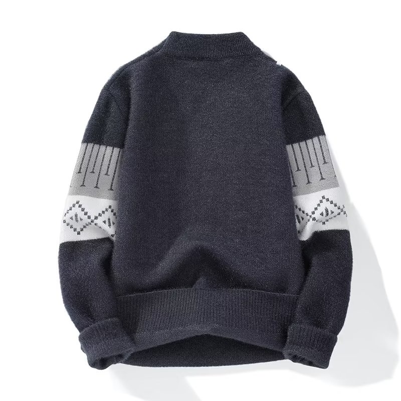 Aokang Áo sweater Dệt Kim Cổ Lọ Thoải Mái Thời Trang Thu Đông Cho Nam