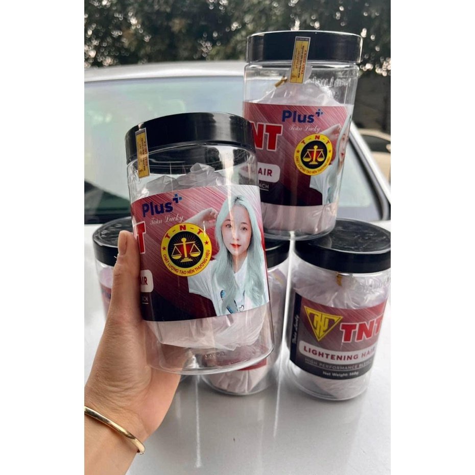 Bột tẩy tóc Kerain TNT plus cao cấp không xót da đầu, không hại tóc, 568g,chính hãng TNT