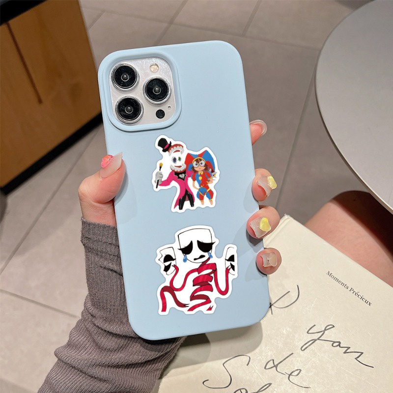 Z & m❀ Miếng Dán Xiếc Kỹ Thuật Số Tuyệt Vời ❀ Bộ 50 Miếng Dán Chống Thấm Nước Độc Đáo