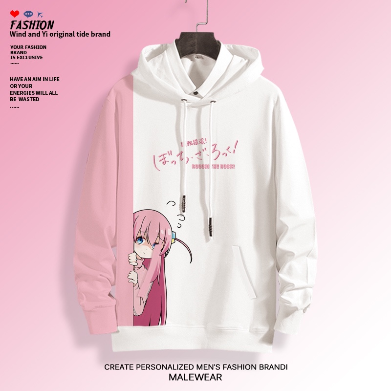 Áo hoodie Tay Dài Hóa Trang Nhân Vật anime bocchi the rock 3d Thời Trang Cho Nữ
