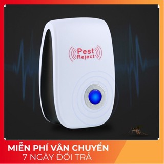 Máy Đuổi Côn Trùng Bằng Sóng Siêu Âm Không Sát Sinh Pest Reject (Hàng Nội Địa TQ)