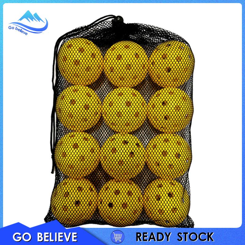 Set 12 Trái Bóng pickleball Tiêu Chuẩn Phụ Kiện Cho Trò Chơi Giải Trí Ngoài Trời