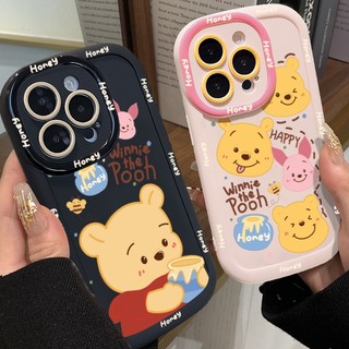 Mới Ốp Điện Thoại silicone Chống Sốc In Hình Gấu pooh Cho iphone 15promax 14 13 12 11 xsmax xr 8plus 7