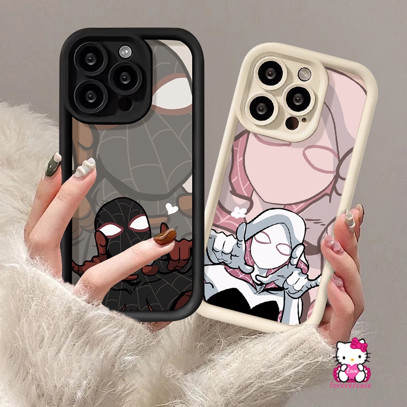 Dễ Thương Ốp Điện Thoại Mềm Hình Người Nhện Cho realme c35 c53 c55 c51 c25y c15 c25 c20a c21y c33 c31 c17 c30 c12 c11 c21 8i 7i 11 5i 9i 6i 5s c20 Bộ Đồ Chơi Bảo Vệ An Toàn Cho Bé