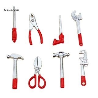 Roeaceh bộ 8 dụng cụ sửa chữa nhà búp bê mini trang trí nhà búp bê