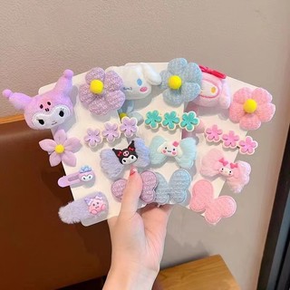 Set 8 kẹp tóc hoạt hình dễ thương cho bé gái