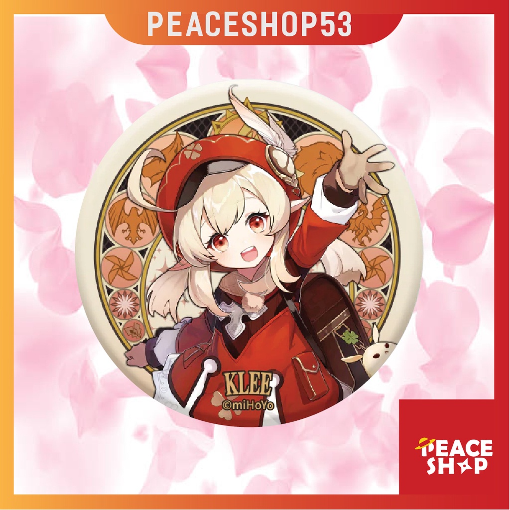 Huy hiệu Genshin Impact Mondstadt Lấp Lánh Huy Hiệu Game Genshin Impact Phụ Kiện Anime Manga Ver 9 HH12