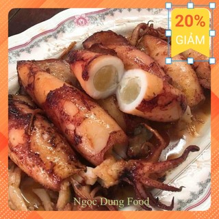 Mực trứng đông lạnh - Khay 1kg net 7 (giao tphcm)