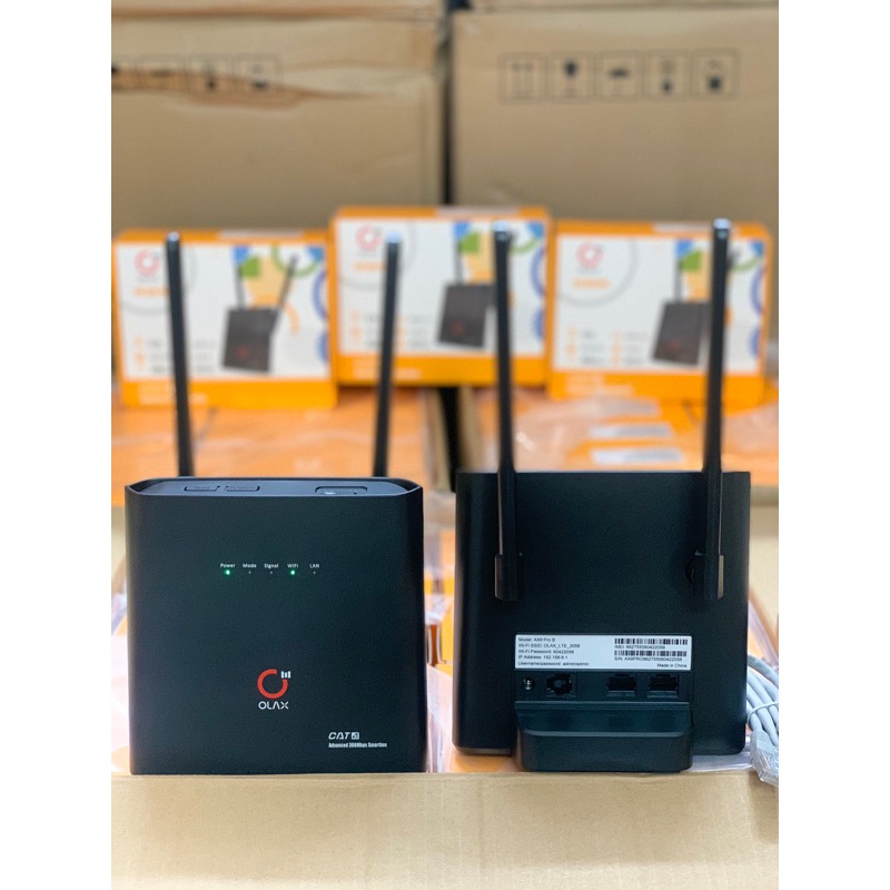 Bộ Phát Wifi Bằng Sim 4G Olax AX9 Pro B Dùng Điện Trực Tiếp  Và Kèm Dùng Pin 4000mah