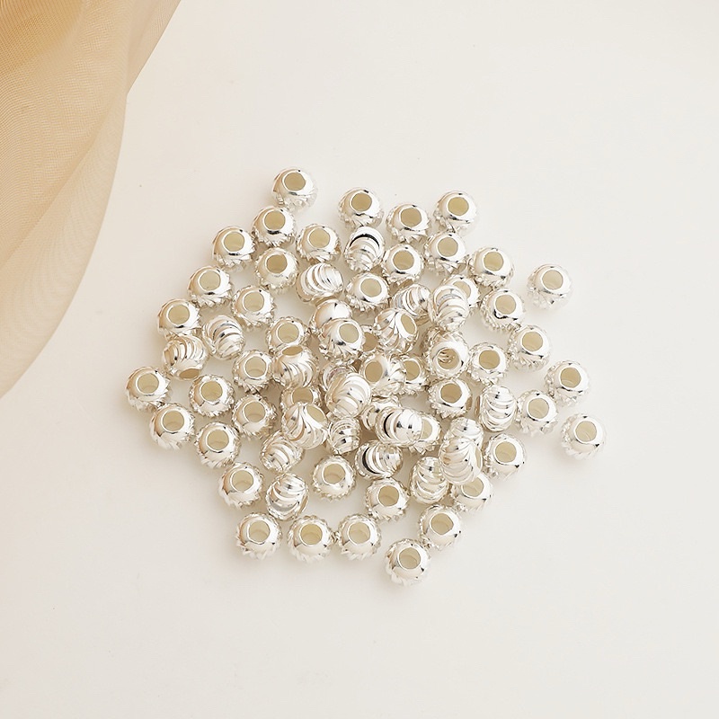 Charm bi bạc HTJEWELRY phay 4mm  PH948