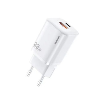 Củ sạc nhanh 33W 2 cổng Wekome GaN WP-U140 Power Series USB+USB-C/Type-C