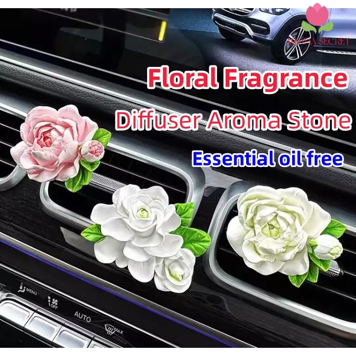 Jasmine Đá Khuếch Tán Hương Thơm Xe Hơi Khuếch Tán Hương Thơm Hình Hoa Đá Thơm Trang Trí Nội Thất Xe Hơi
