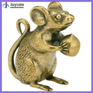 Đồ trang trí Chuột Để Bàn Trang Trí Bằng Đồng Thau Phong Cách retro diy