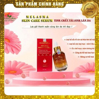 Tinh chất tái sinh Melasm Ha natural, điều trị Mụn Nám Tàn nhang, trẻ hóa da căng bóng, mờ thâm nám,trắng da 35ml