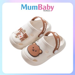 Dép cross cho bé trai bé gái tập đi siêu nhẹ quai hậu chống trơn trượt Stick đáng yêu MumBaby