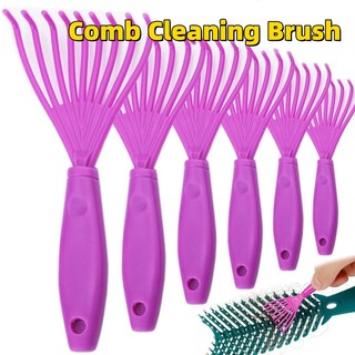 Bàn chải mini tay cầm nhựa dùng để vệ sinh lược chải tóc tiện dụng