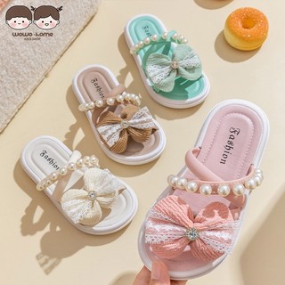 Dép sandal công chúa đế mềm chống trượt dành cho bé gái