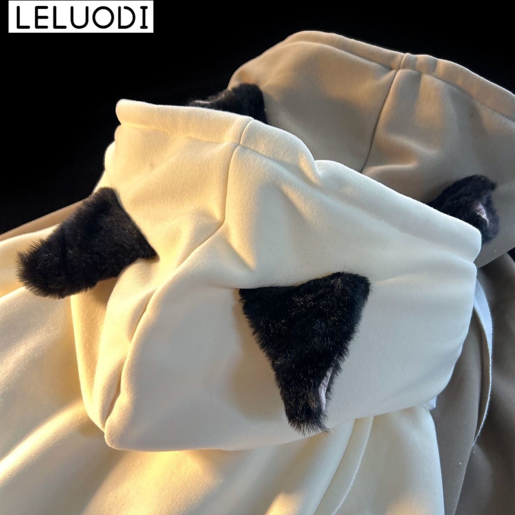 LELUODI Áo Khoác hoodie áo khoác nữ zip hoodie comfortable Thông thường New Style Fashion WJK2390YOM 37Z230914 | BigBuy360 - bigbuy360.vn