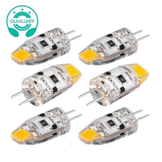 Bộ 6 bóng đèn led g4 12v dc cob g4 1.5w 360 độ ánh sáng trắng ấm