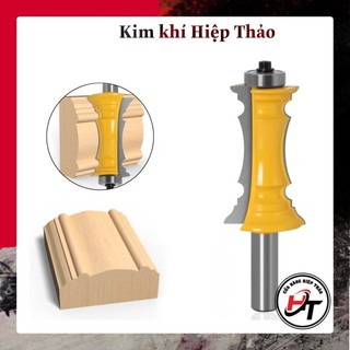 Mũi soi phào chỉ khung tranh chỉ nổi cửa gỗ đánh 1 lần 63mm Vàng CPKT1L63