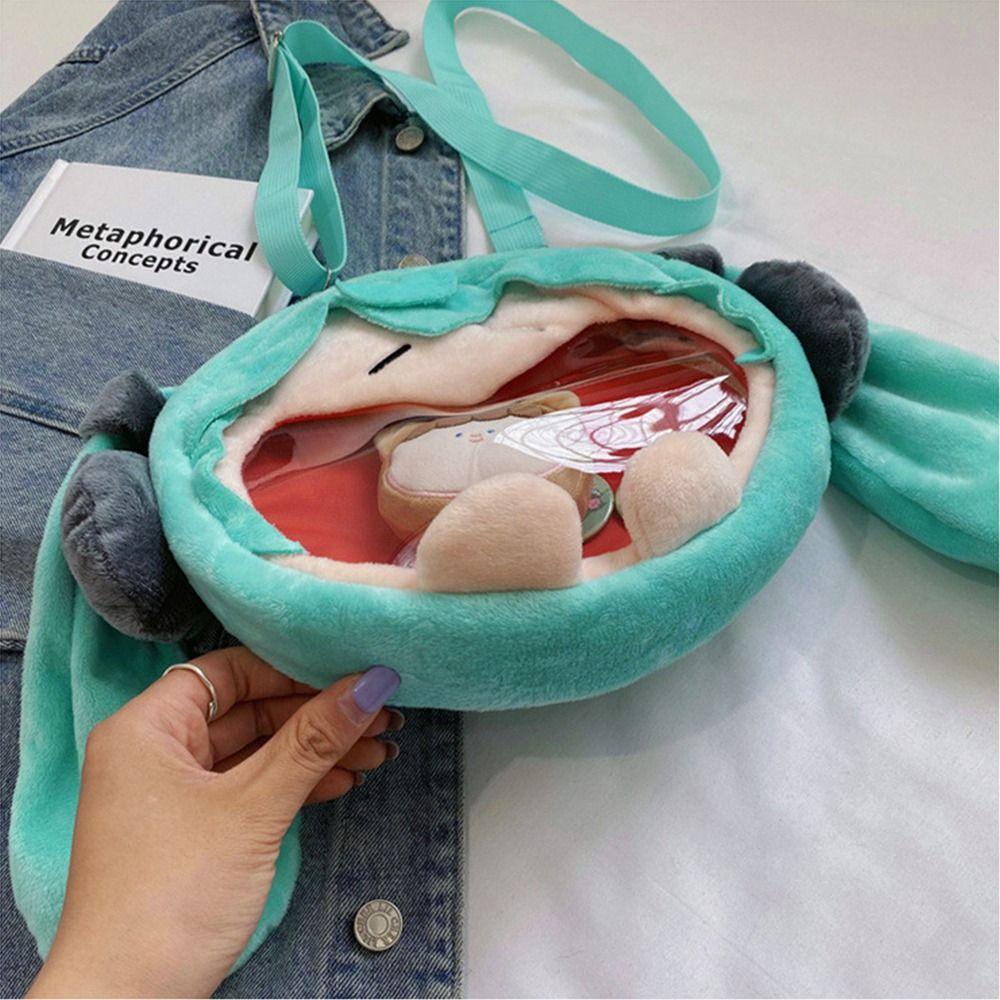 Ofular Balo Đeo Vai Bằng Vải Bông Sức Chứa Lớn Hình hatsune miku anime Dễ Thương harajuku Cho Nữ