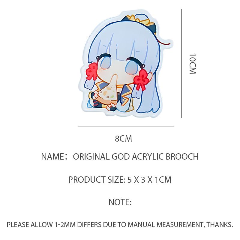 Miumiua🔮genshin Huy Hiệu Bằng Acrylic Hình Nhân Vật Hoạt Hình Anime
