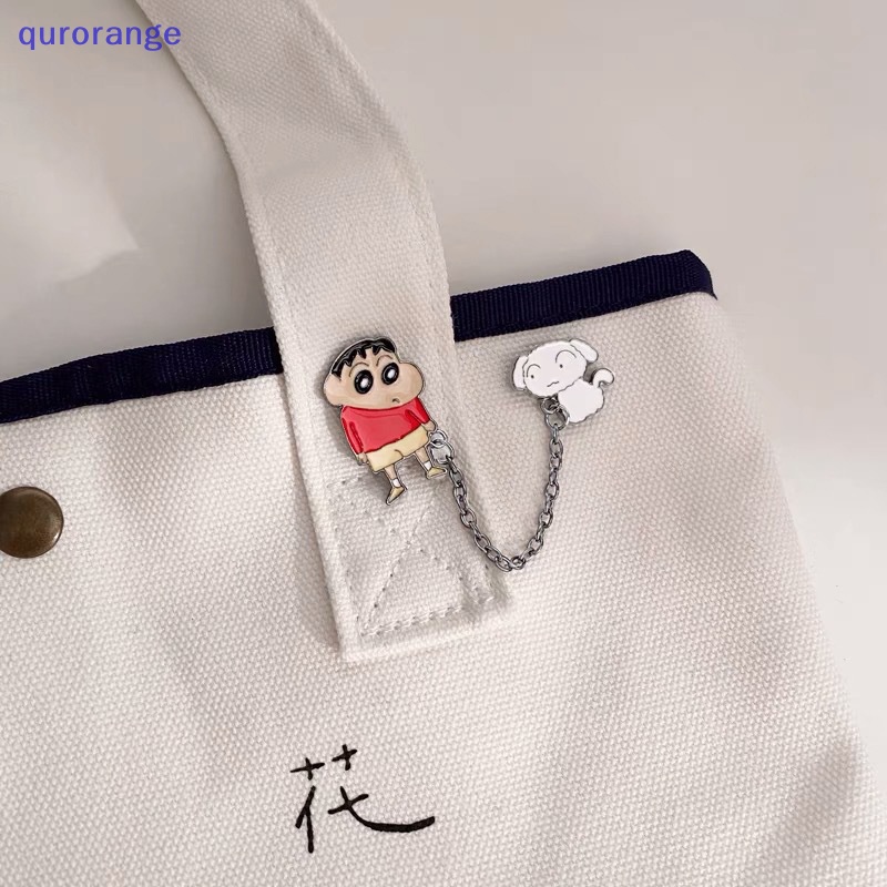 Trâm Cài Áo Hình Cậu Bé Bút Chì shin-chan Hoạt Hình Sáng Tạo Vui Nhộn Có Thể Tháo Rời Cho Bé Gái