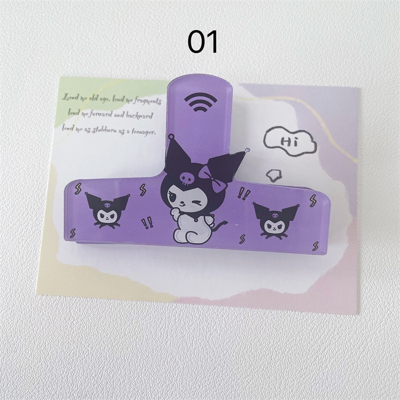 Hoạt Hình Kẹp Sổ Tay Hình sanrio kuromi melody cinnamoroll Đa Năng Sắp Xếp Gọn Gàng Cho Học Sinh