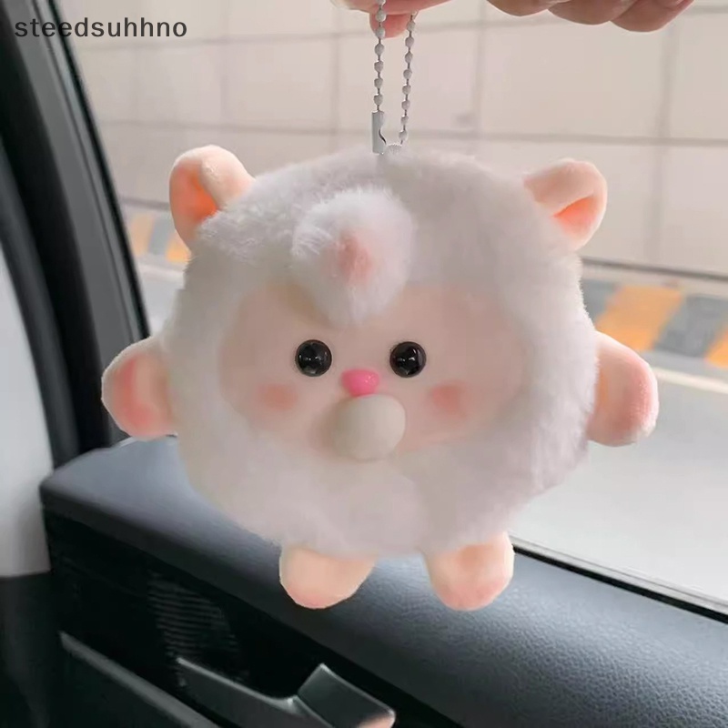 Móc Khóa Hình Cừu Nhồi Bông Dễ Thương hhno