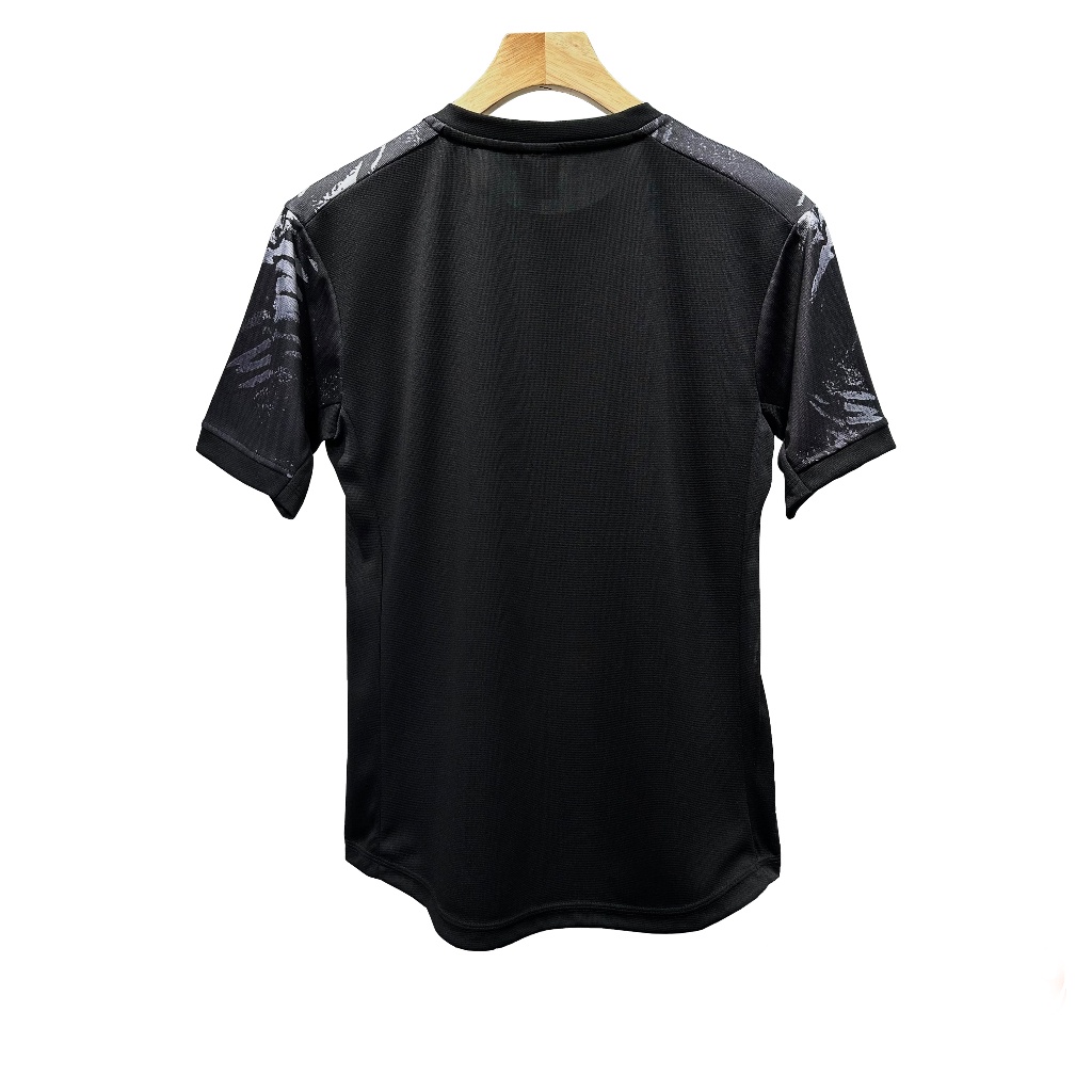 Quần Áo Bóng Đá, logo thêu New Zealand Đen 2023 Thun Mè Cao Cấp - Áo bóng đá giá tốt