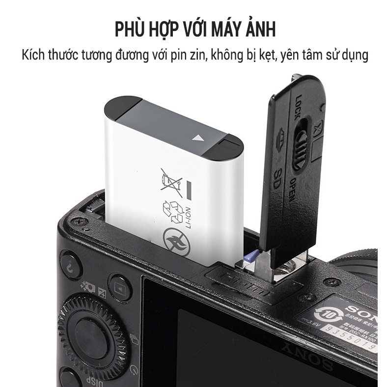 Pin máy ảnh Sony NP-BX1 Beston dùng cho máy ảnh của Sony DSC-RX1 DSC-WX300; DSC-WX350; DSC-WX500 FDR-X1000 HDR-AS10