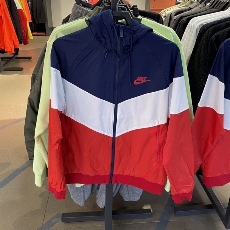 Nike Áo Khoác Thể Thao Có Mũ Trùm Siêu Nhẹ Chất Liệu nylon Dệt dc4113 100% Cho Nam