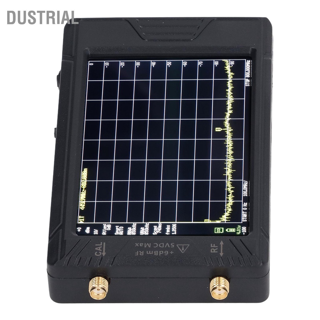 Dustrial Máy phân tích tần số quang phổ Màn hình LCD TFT 4in 100k đến 5 3 GHz đầu ra phát RF có thẻ lưu trữ